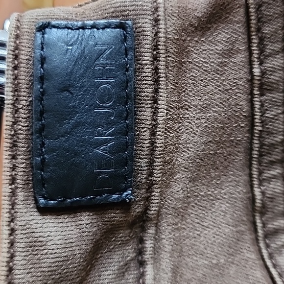 EUC Dear John: Giselle High Waisted Skinny Jeans, Brown, size 25 - Picture 5 of 7